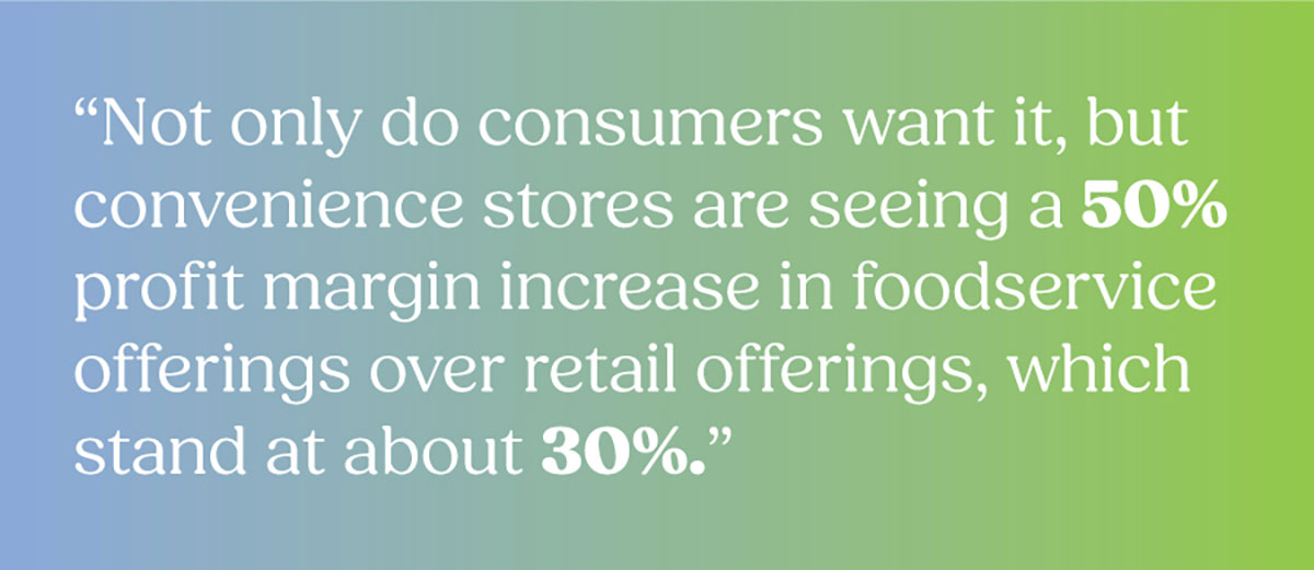 Stepping Up the Food Experience in C-Stores